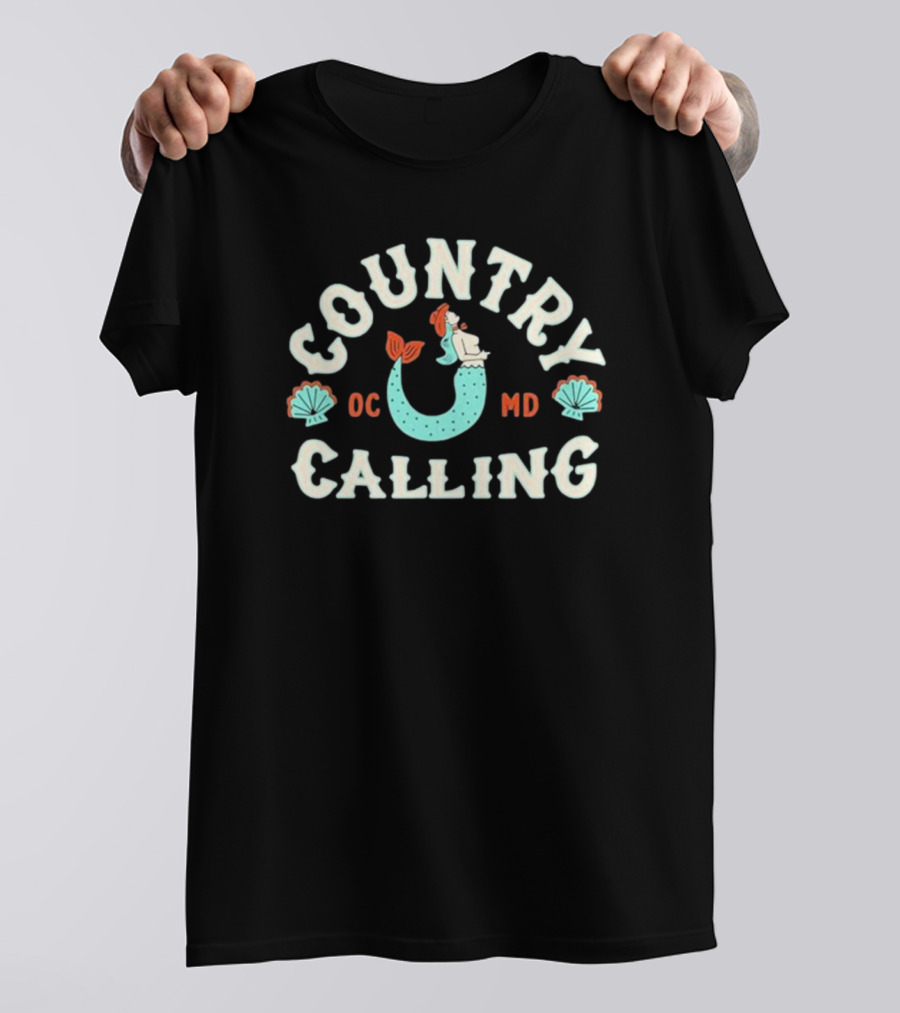 Country Calling Mermaid OC MD Festival T-Shirt