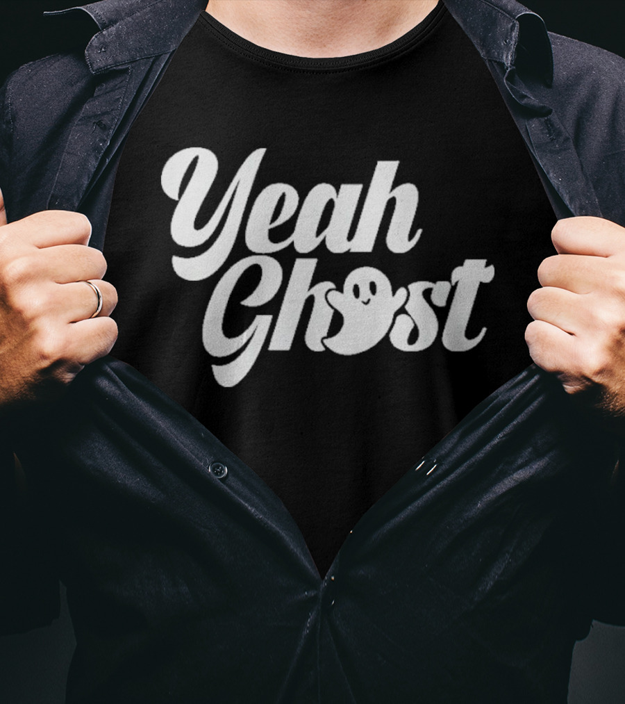 Yeah Ghost Handsome Podcast Ghost T-Shirt
