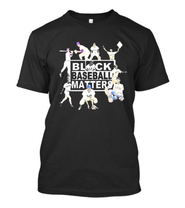 BBM Black Baseball Matters Legends On The Field Iconic Players Historic T-Shirt