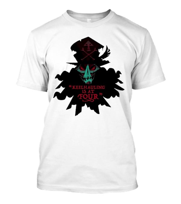 Devolver Digital Lechuck Keelhauling Is At Four Skulled Figure T-Shirt