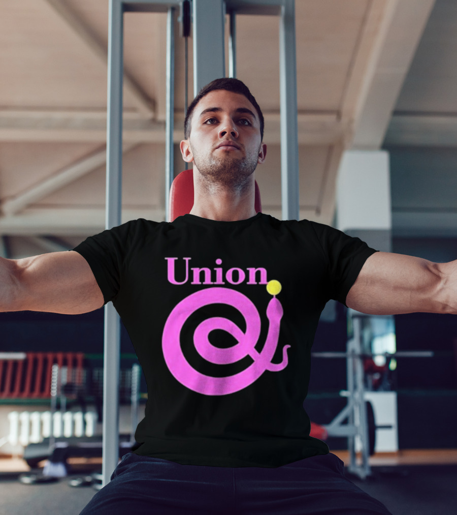 Union Pink Spiral Snake T-Shirt