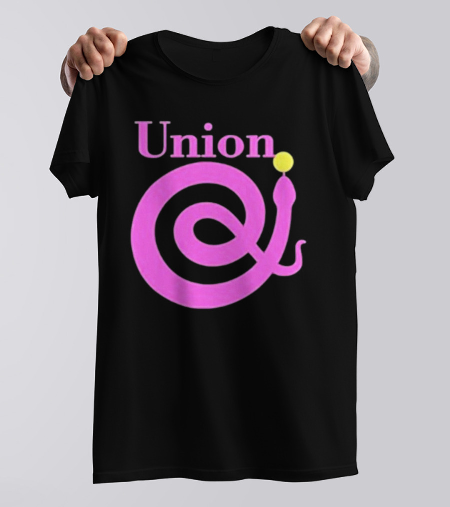Union Pink Spiral Snake T-Shirt