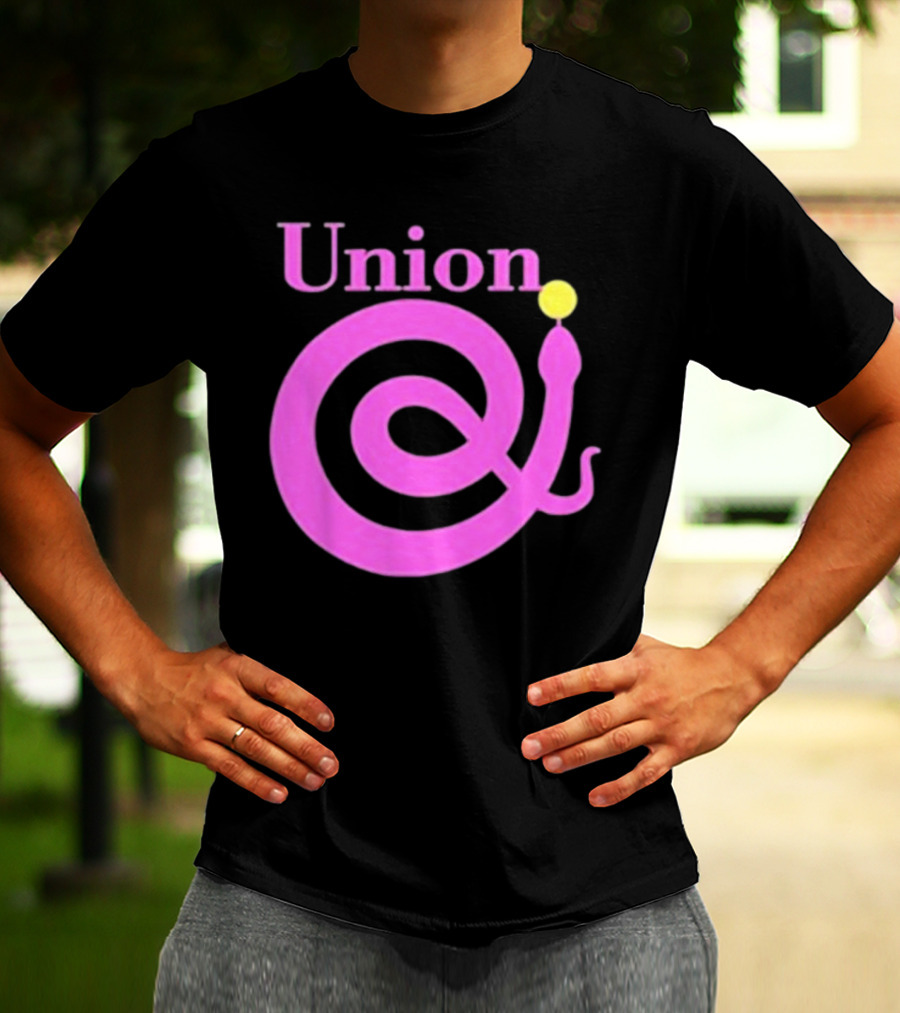 Union Pink Spiral Snake T-Shirt
