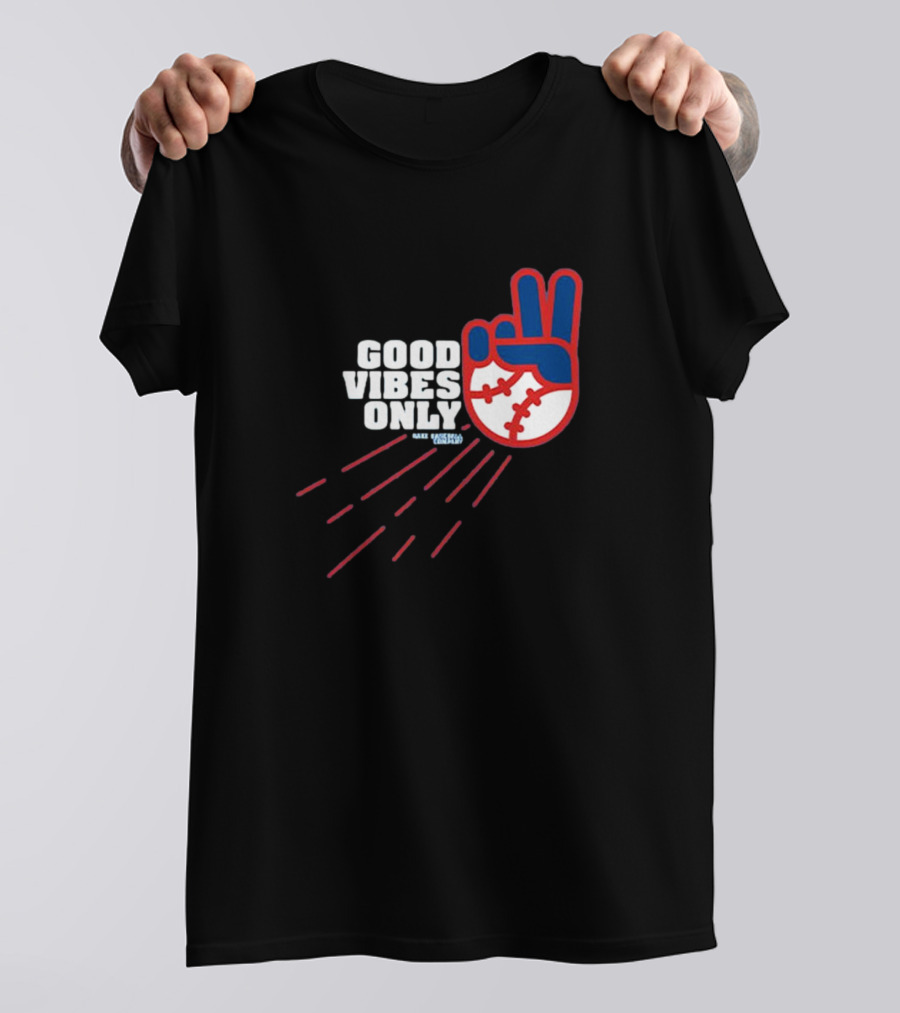 Good Vibes Only Los Angeles Dodgers MLB Baseball T-Shirt