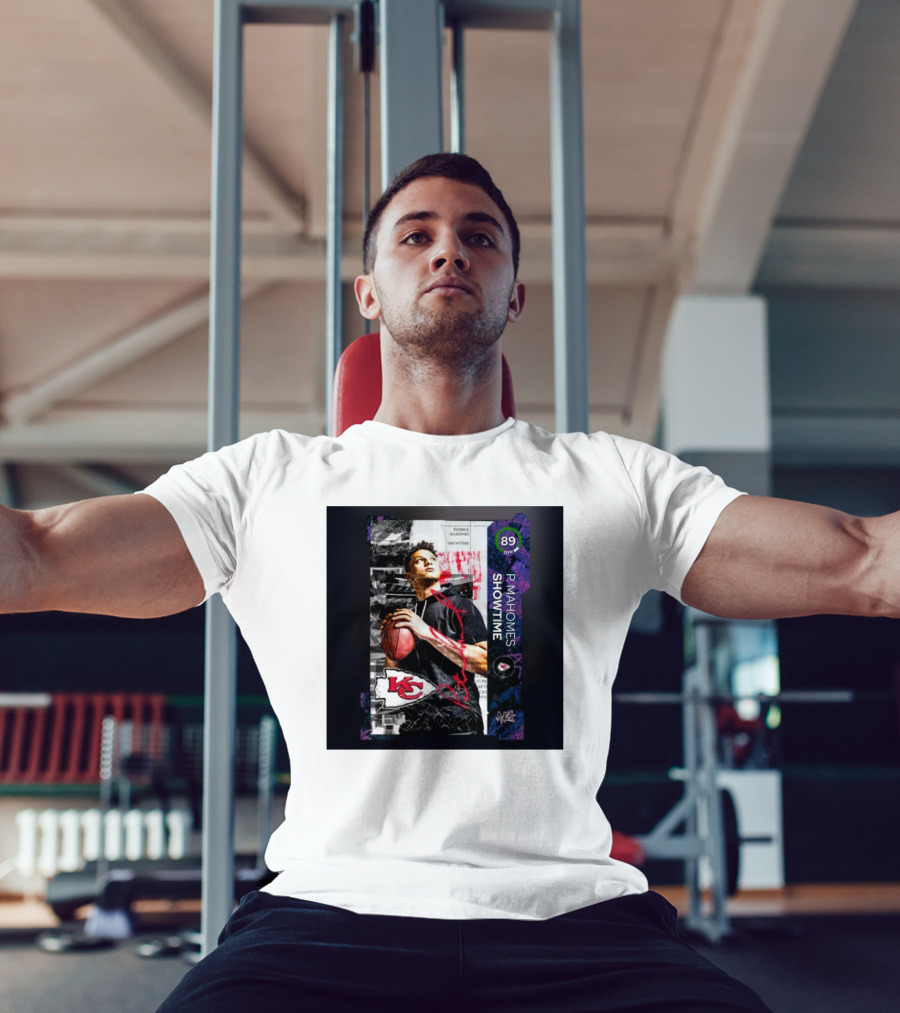 P. Mahomes Showtime Kansas City Chiefs 89 OVR MUT NFL T-Shirt