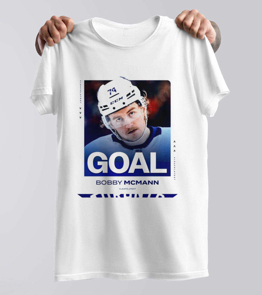 Toronto Maple Leafs NHL Goal Bobby McMann T-Shirt