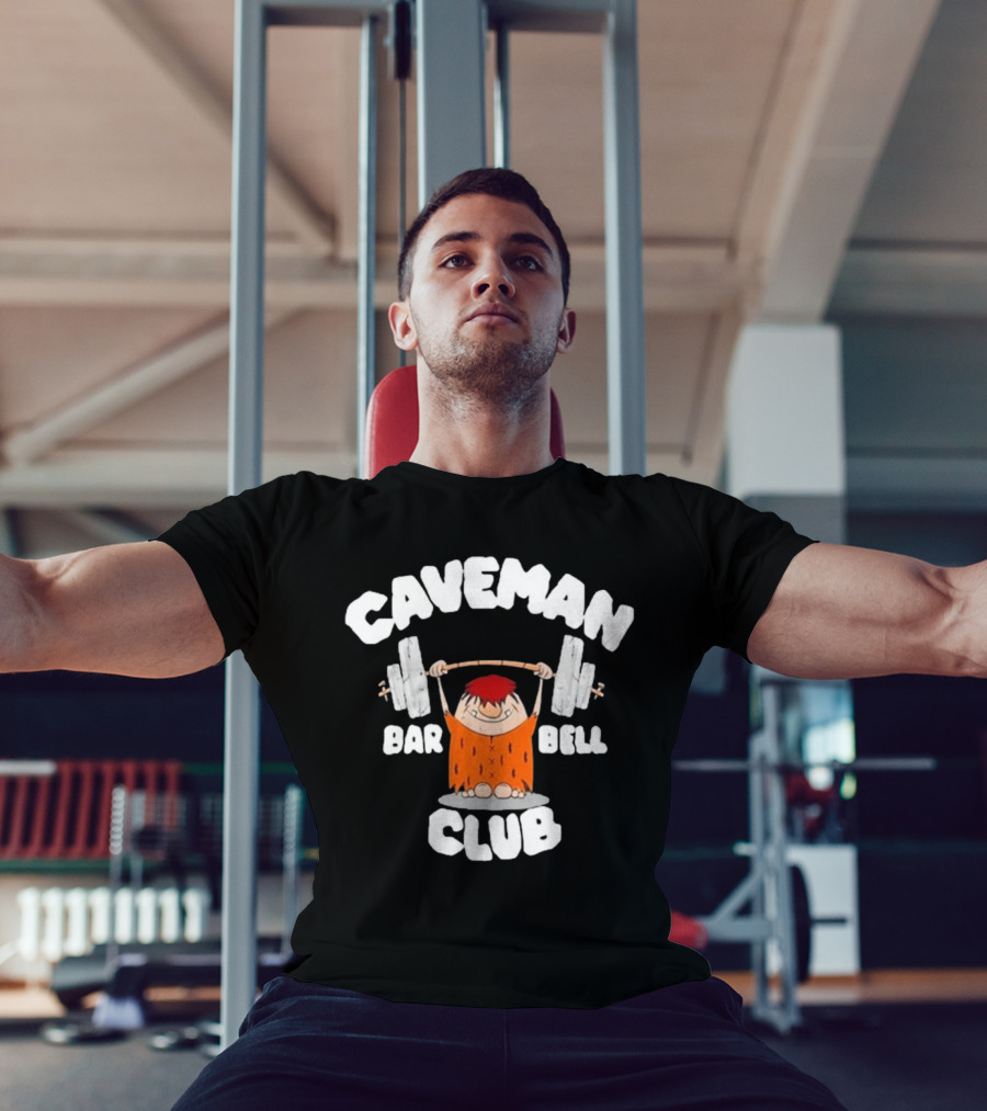 Caveman Barbell Club David Montgomery T-Shirt