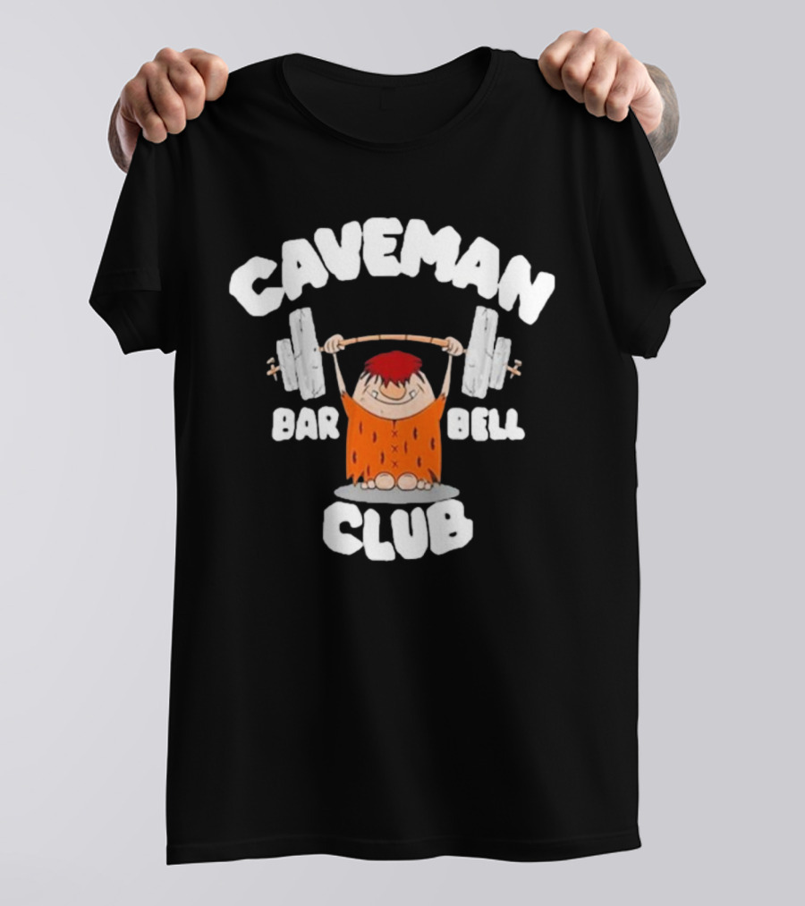 Caveman Barbell Club David Montgomery T-Shirt