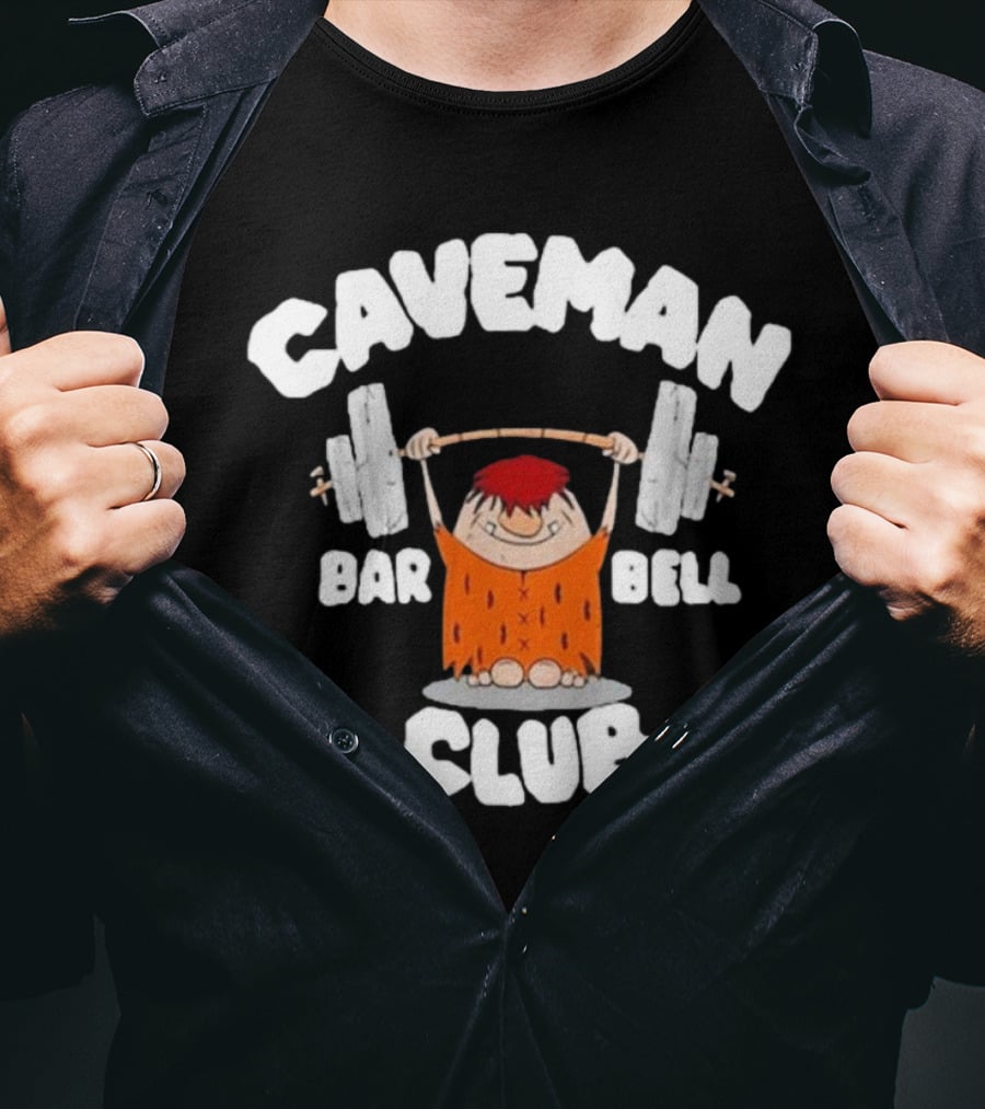 Caveman Barbell Club David Montgomery T-Shirt