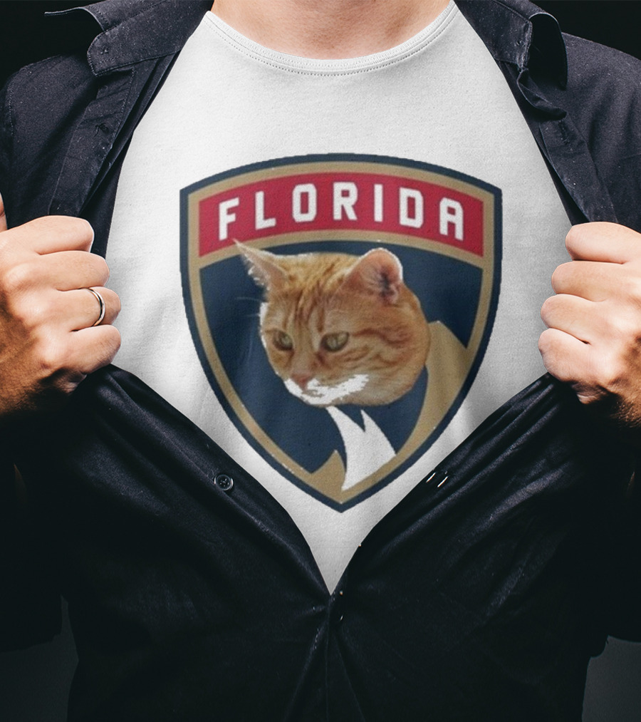 Florida Panthers Paul Maurice Cat T-Shirt