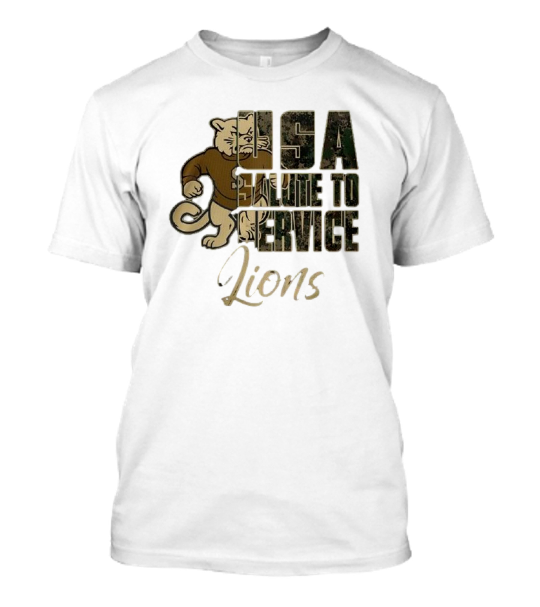 Penn State Nittany Lions USA Salute To Service Lions T-Shirt