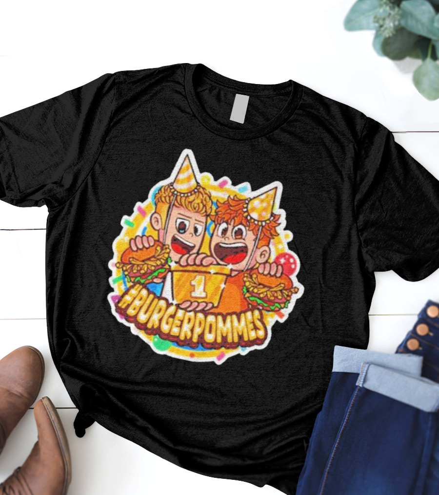 BURGERPOMMES Birthday Celebration Bundle T-Shirt