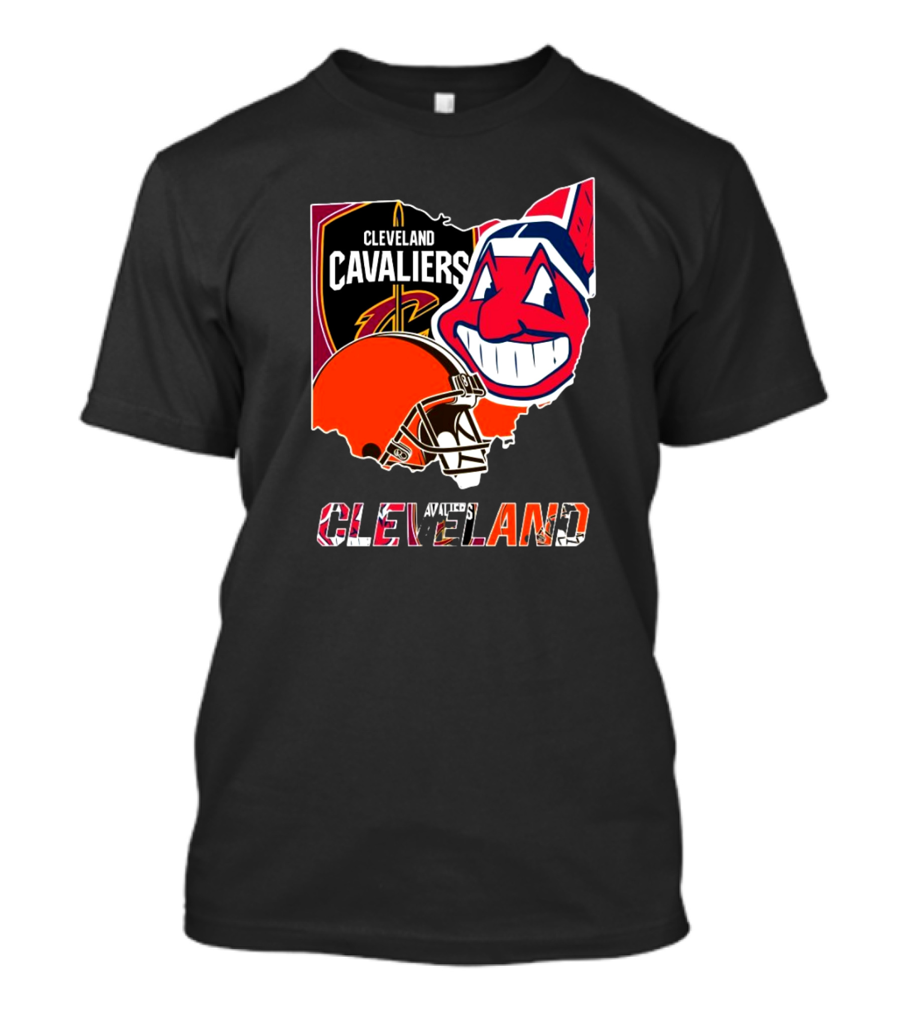 Cleveland Cavaliers Cleveland Indians Cleveland Browns T-Shirt