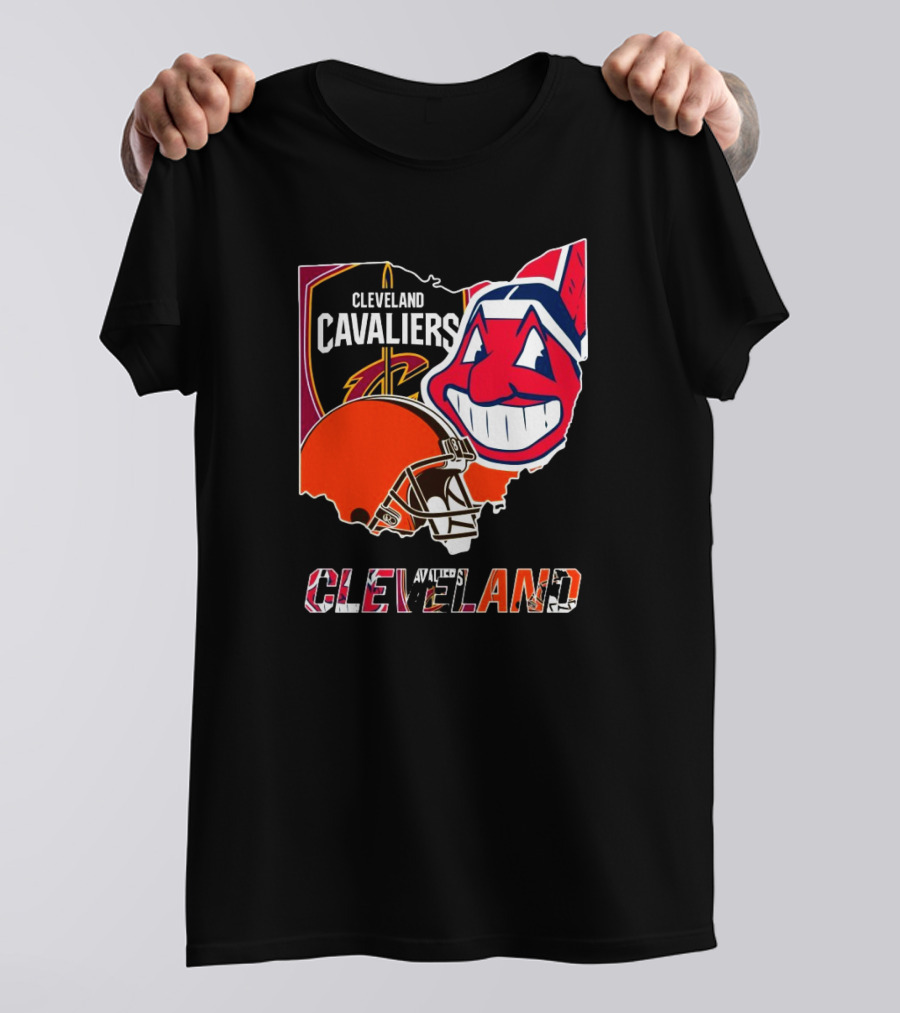 Cleveland Cavaliers Cleveland Indians Cleveland Browns T-Shirt