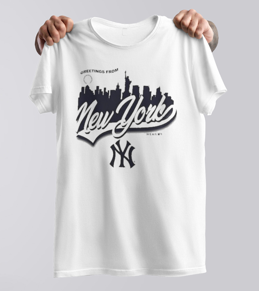 Greetings From New York Skyline Yankees NY T-Shirt