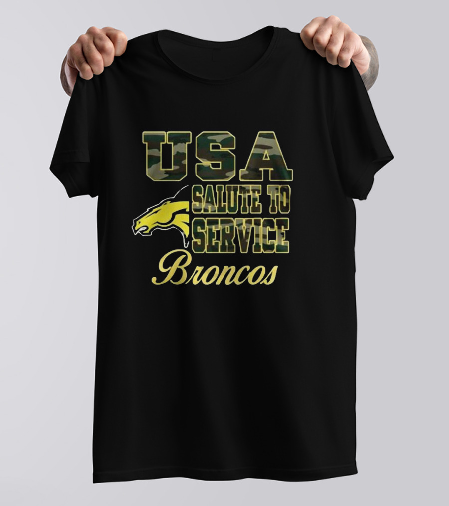 USA Salute To Service Broncos Camo Edition T-Shirt