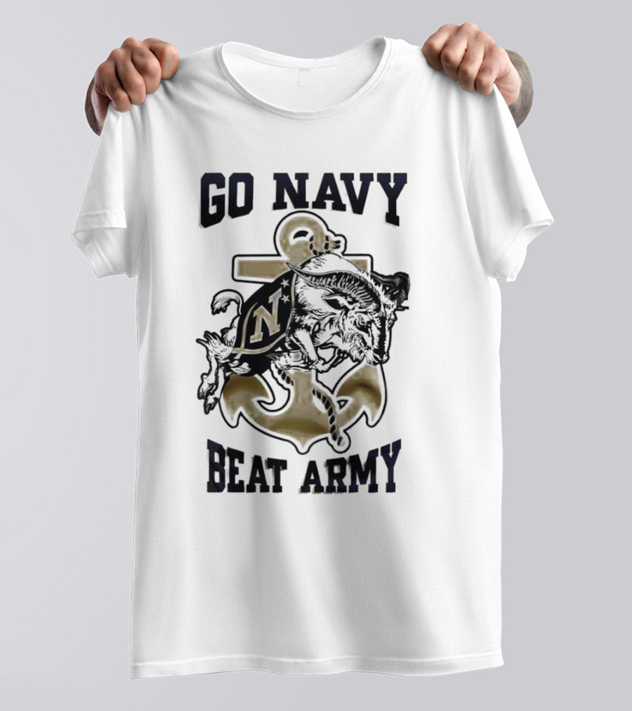Go Navy Beat Army Midshipmen Football T-Shirt
