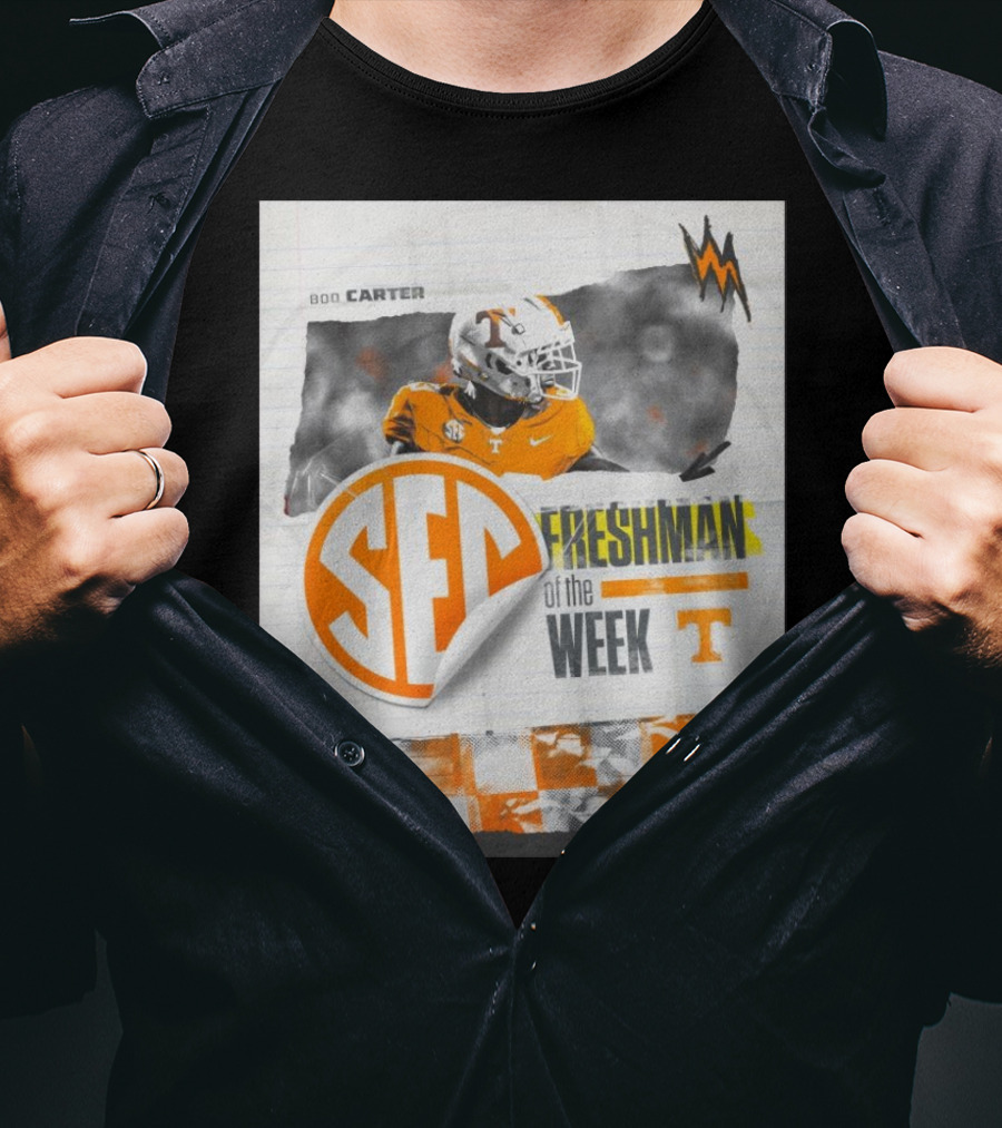 Boo Carter Freshman Of The Week SEC Tennessee Vols T-Shirt