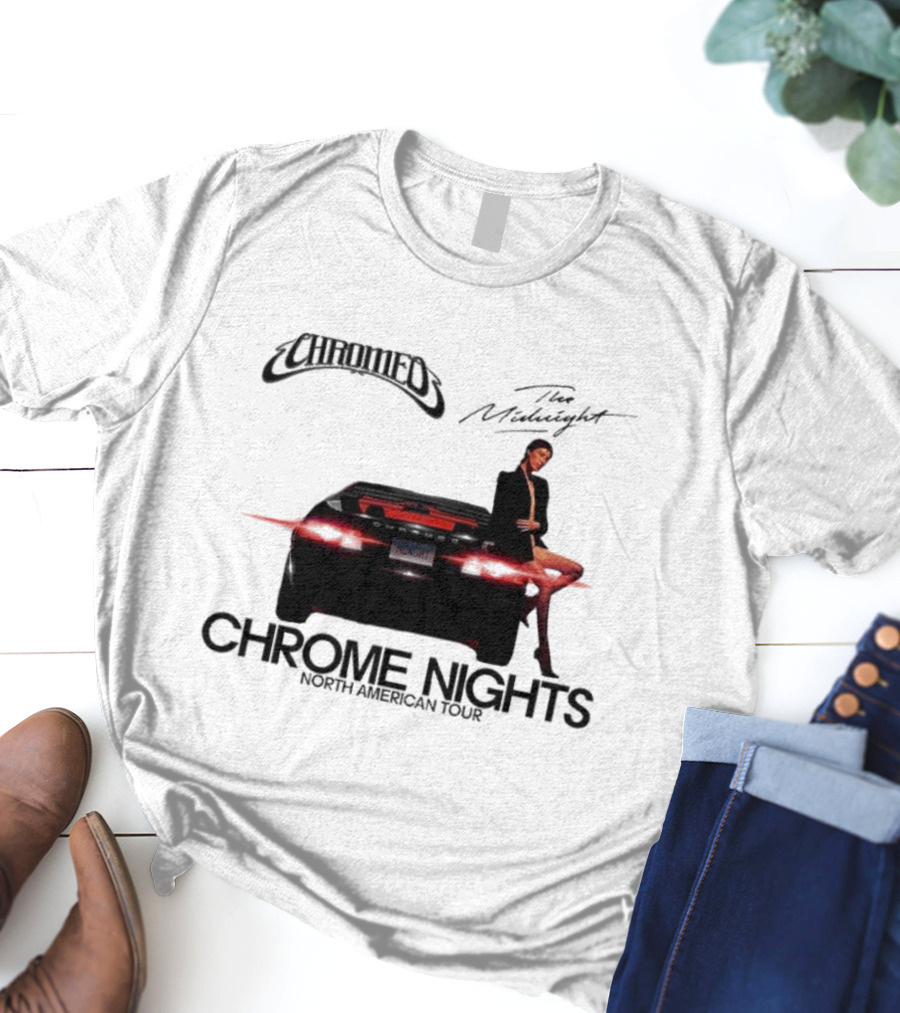 Chromeo The Midnight Chrome Nights North American Tour T-Shirt