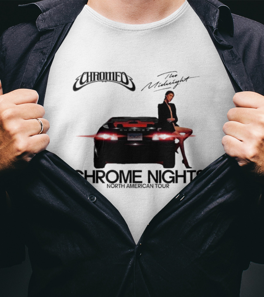 Chromeo The Midnight Chrome Nights North American Tour T-Shirt