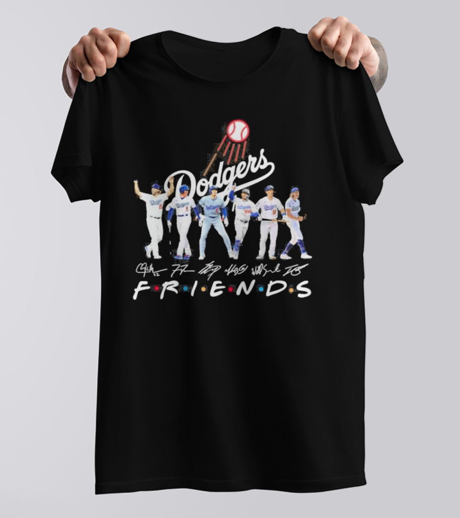Friends Dodgers Los Angeles Players NLCS T-Shirt