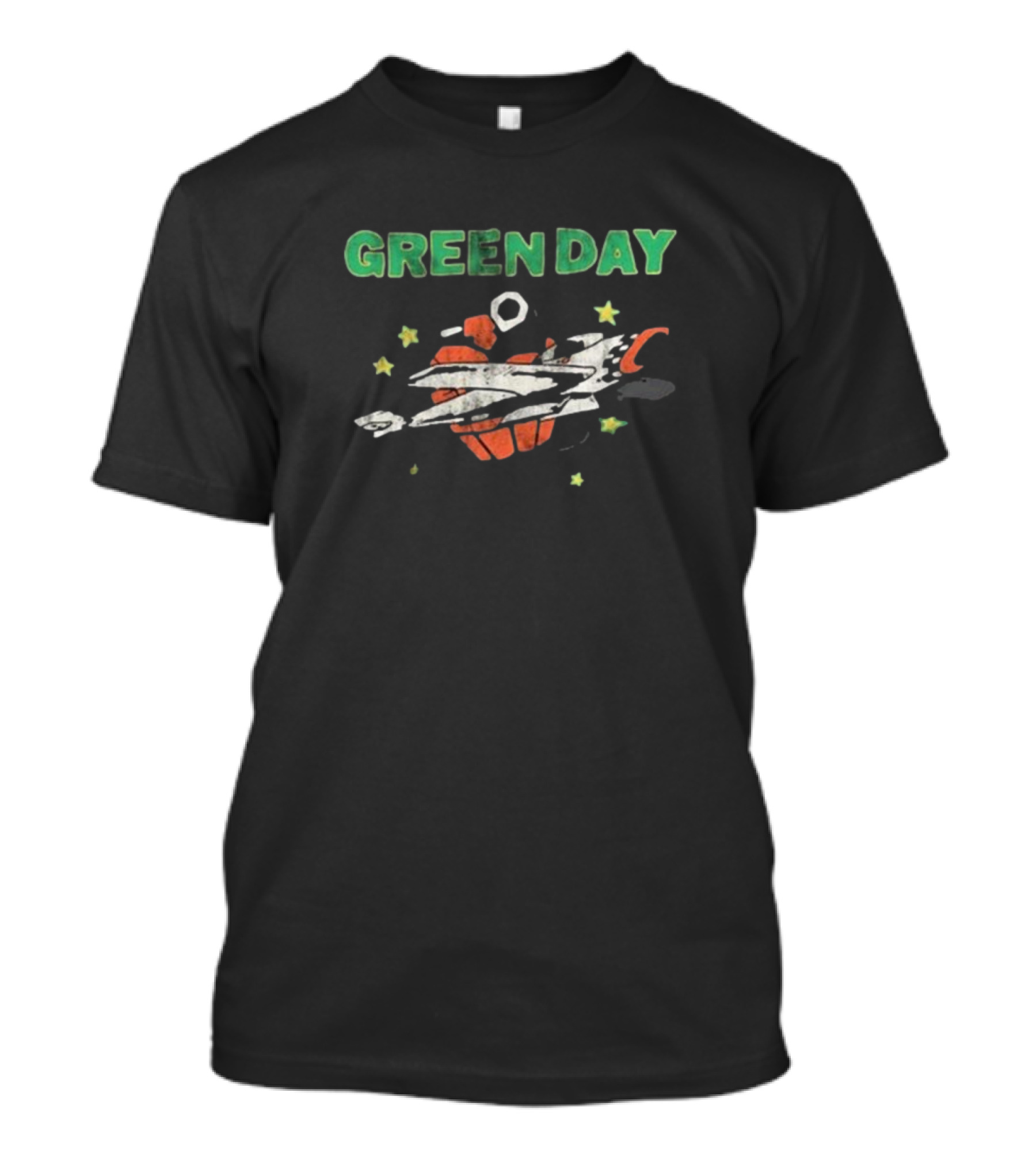 Green Day Heart Grenade Airplane Tour T-Shirt