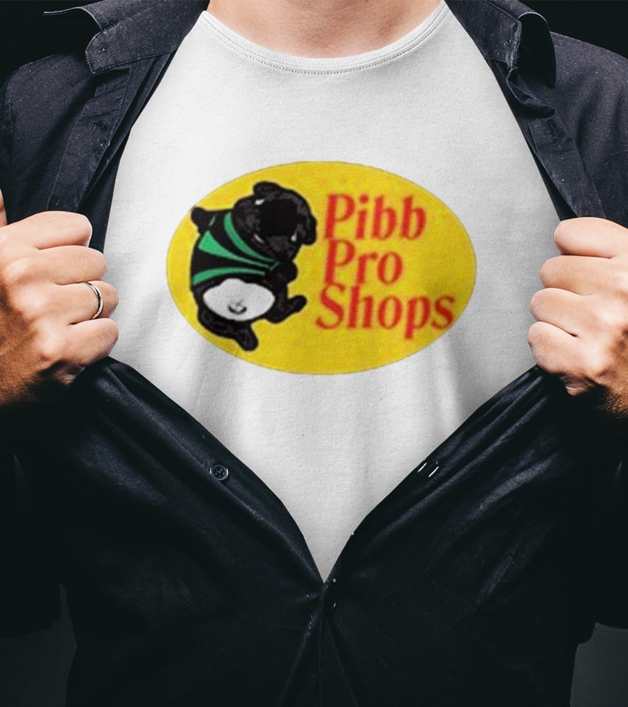 Pibble Palace Pibb Pro Shops Yellow Oval Bulldog T-Shirt