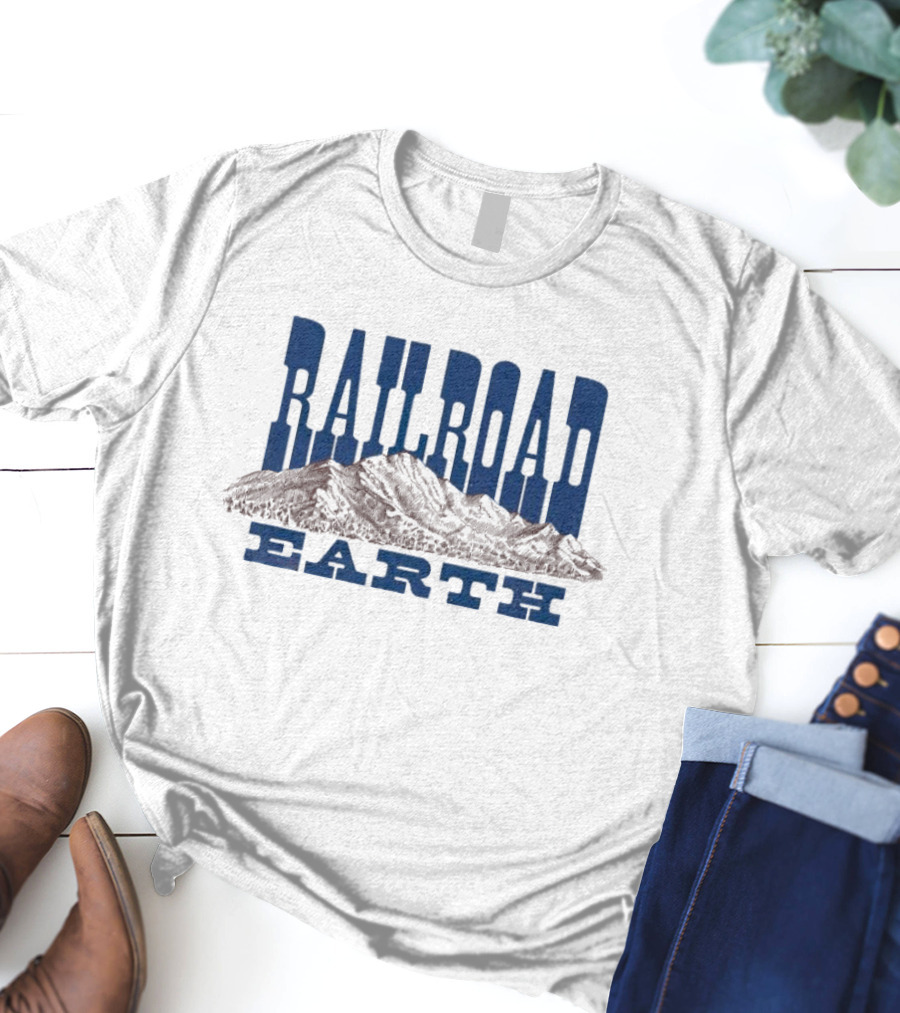 Railroad Earth Mountains Band Fall Tour T-Shirt