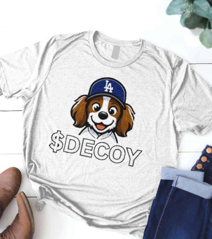 Shohei Ohtani LA Dodgers Dog $DECOY MLB T-Shirt