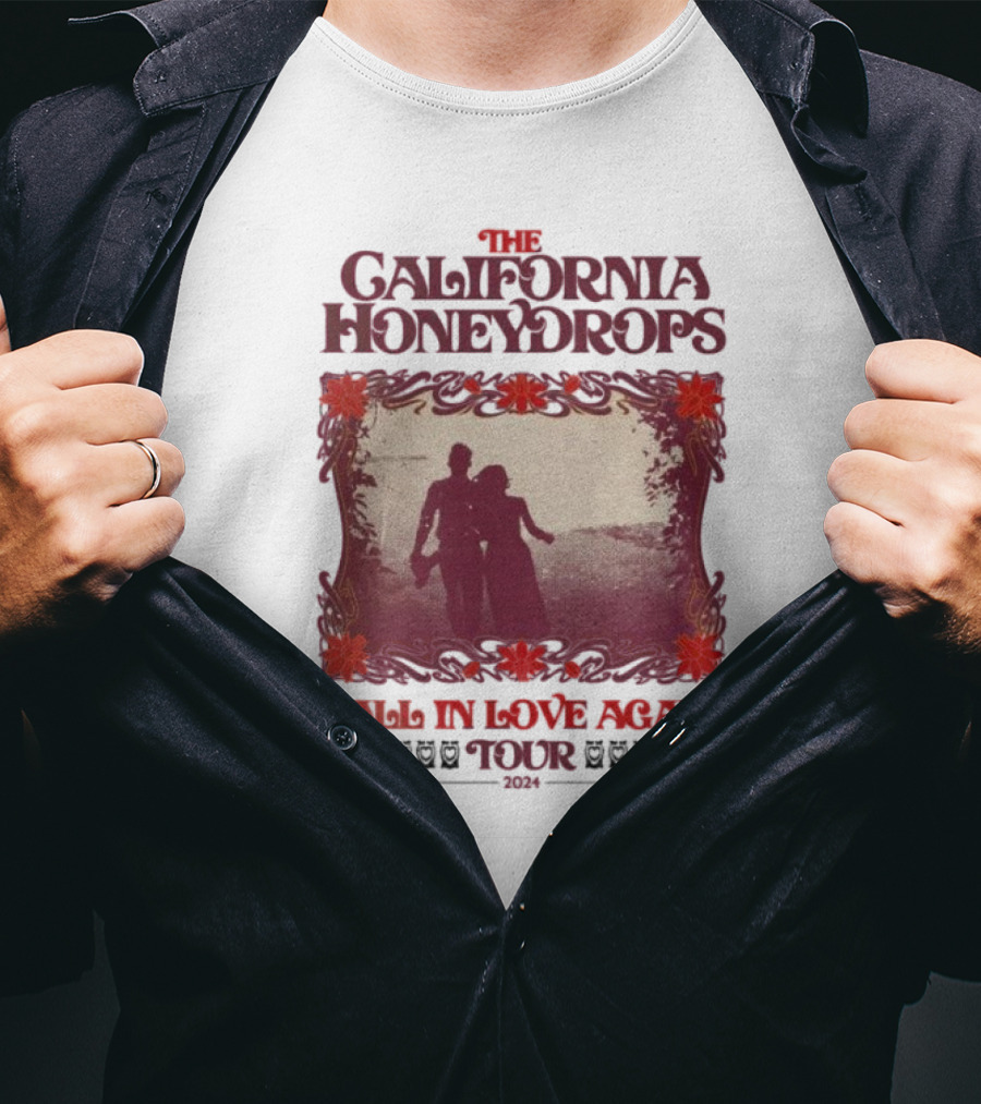 The California Honeydrops Fall In Love Again Tour T-Shirt