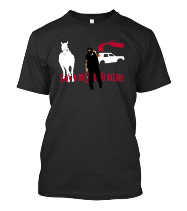 Yeat CPFM Lyfestyle Cover Custom Graphic Featuring Car Horse And Figure T-Shirt