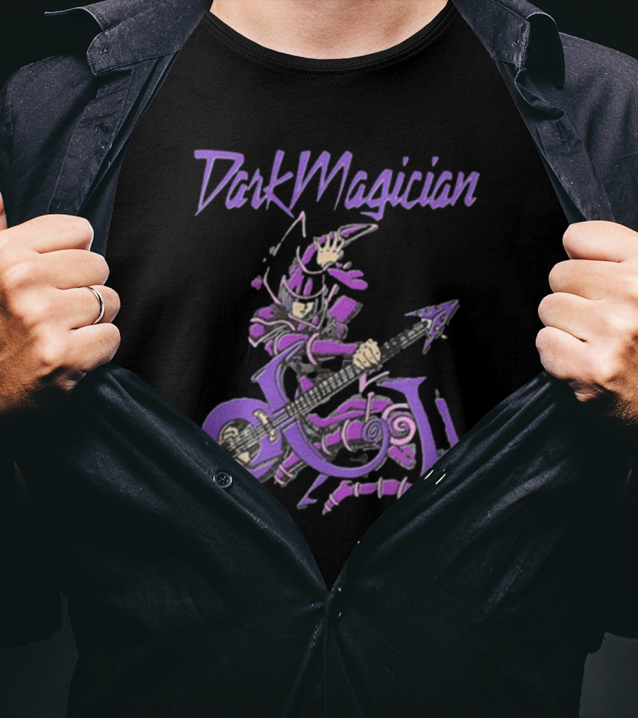 Dark Magician Guitarist In Purple Armor T-Shirt