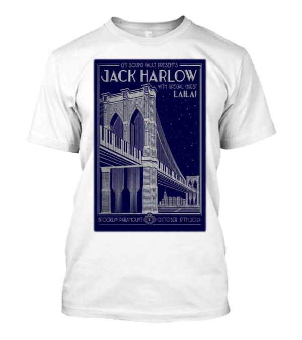 Citi Sound Vault Presents Jack Harlow With Special Guest Lailai Brooklyn Paramount October 17 T-Shirt