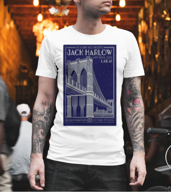 Citi Sound Vault Presents Jack Harlow With Special Guest Lailai Brooklyn Paramount October 17 T-Shirt