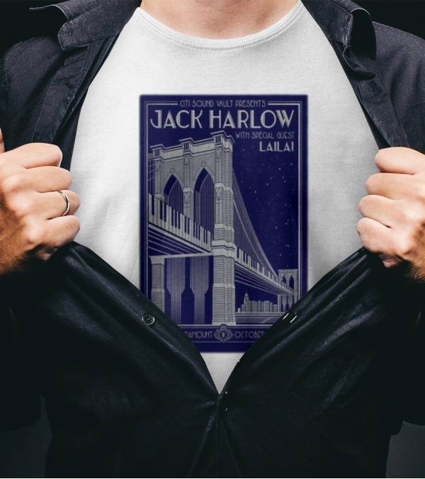 Citi Sound Vault Presents Jack Harlow With Special Guest Lailai Brooklyn Paramount October 17 T-Shirt