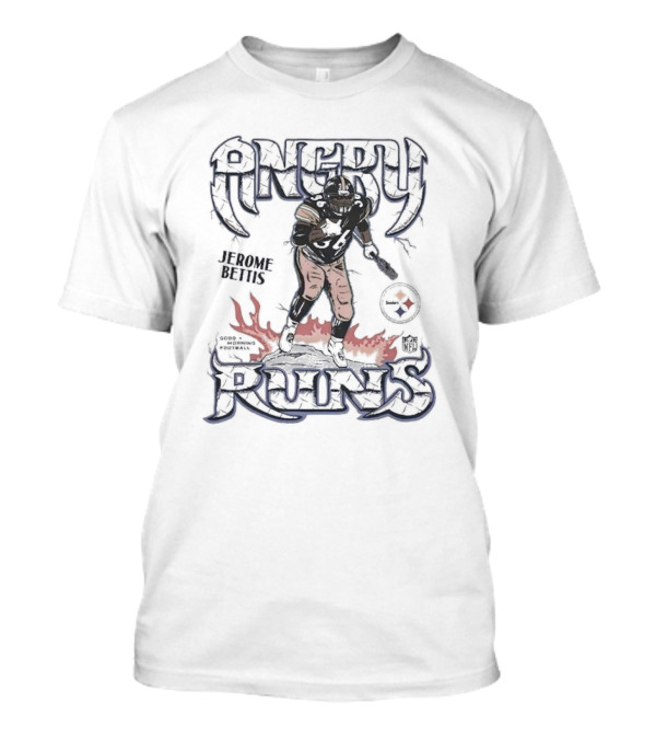 Angry Runs Jerome Bettis Pittsburgh Steelers NFL Football T-Shirt