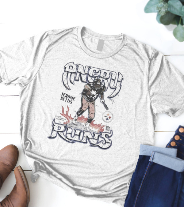 Angry Runs Jerome Bettis Pittsburgh Steelers NFL Football T-Shirt