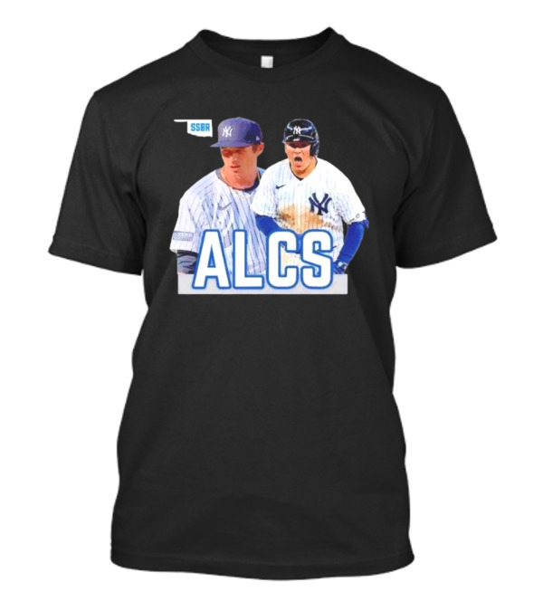 New York Yankees ALCS 2024 Featuring Jose Trevino And Tim Hill T-Shirt