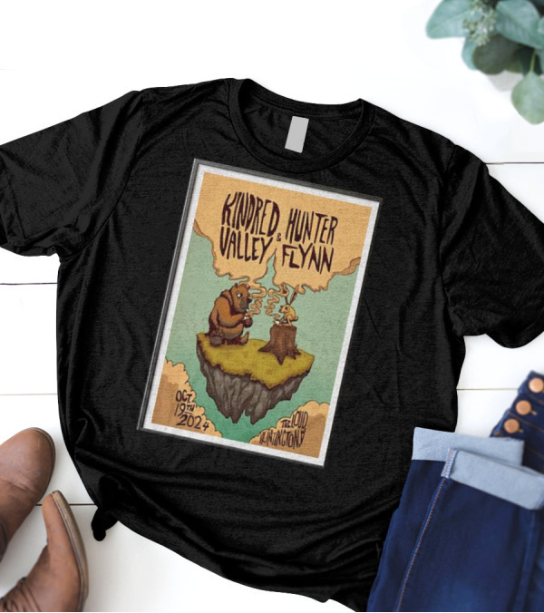 Kindred Hunter Valley Flynn Oct 19th 2024 The Loud Huntington WV Floating Island Scene T-Shirt