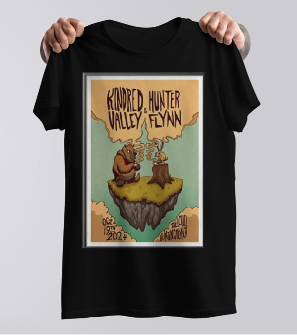 Kindred Hunter Valley Flynn Oct 19th 2024 The Loud Huntington WV Floating Island Scene T-Shirt