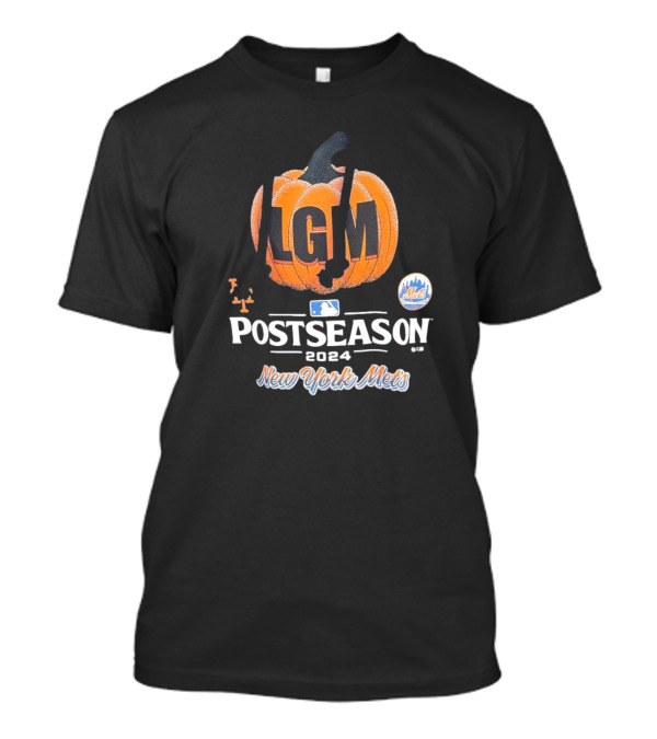LGM Mets Pumpkin MLB Postseason 2024 New York Mets T-Shirt