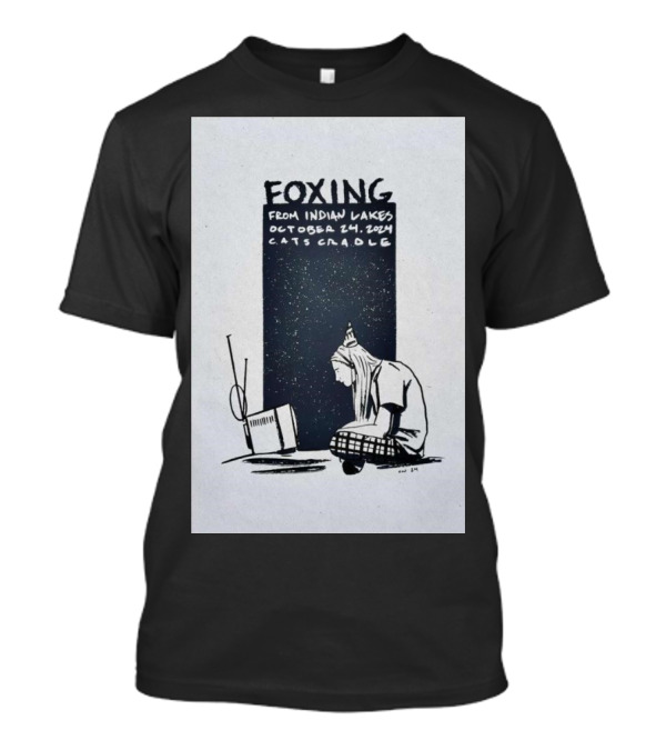 Foxing From Indian Lakes October 24 2024 Cat's Cradle T-Shirt