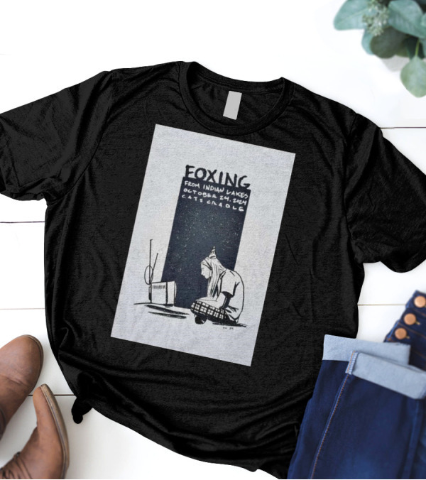 Foxing From Indian Lakes October 24 2024 Cat's Cradle T-Shirt