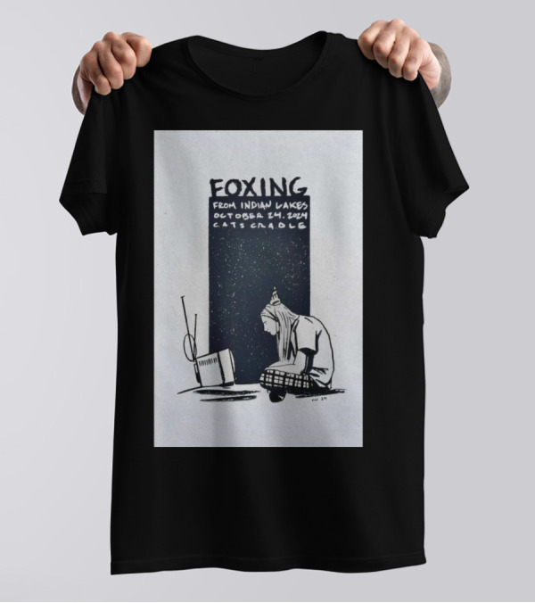 Foxing From Indian Lakes October 24 2024 Cat's Cradle T-Shirt