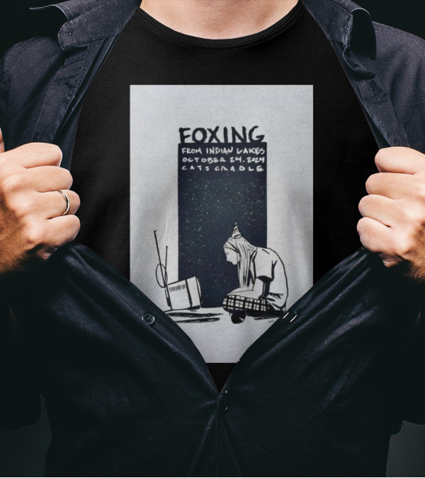Foxing From Indian Lakes October 24 2024 Cat's Cradle T-Shirt