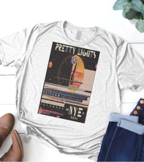 Pretty Lights Wintrust Arena Chicago IL December 30-31 NYE 2024 Tour T-Shirt
