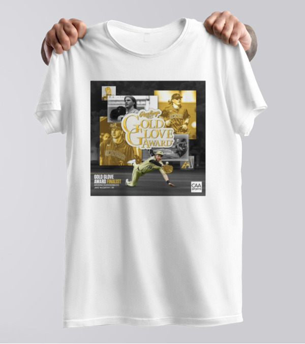 Rawlings Gold Glove Award Finalist Arizona Diamondbacks Jake McCarthy RF 2024 CAA Sports T-Shirt
