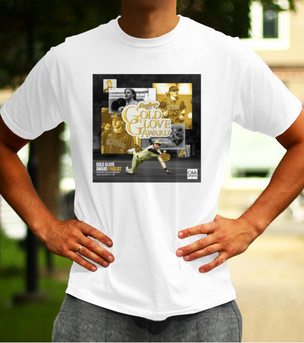 Rawlings Gold Glove Award Finalist Arizona Diamondbacks Jake McCarthy RF 2024 CAA Sports T-Shirt
