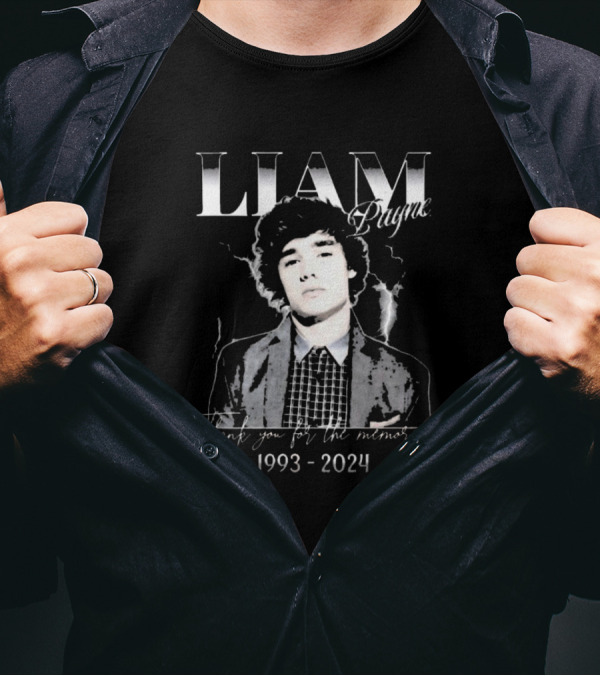 RIP Liam Payne Thank You For The Memories 1993-2024 T-Shirt