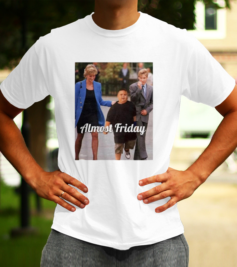 Almost Friday Rizzler Royalty Humorous Princess Iconic Moments T-Shirt